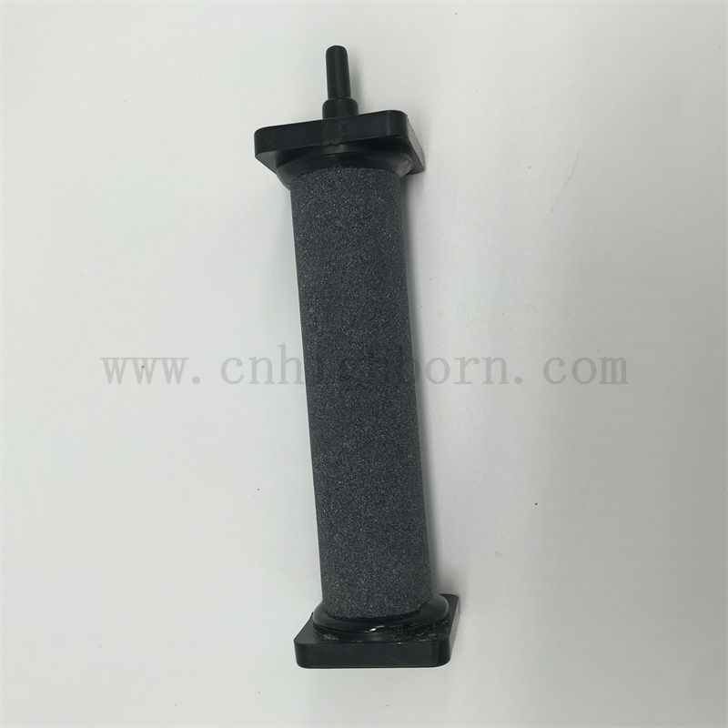 Dunkelgrau Zylinder hochwertiger Aquariumluftstein für Aquakultur und Fischtank