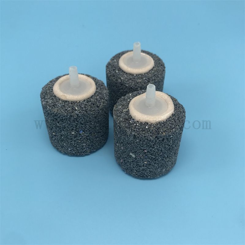 Hoher Sinterfischtank Luftblasenstein Aquarium Accessoire Zylinder für Teich Bubbler