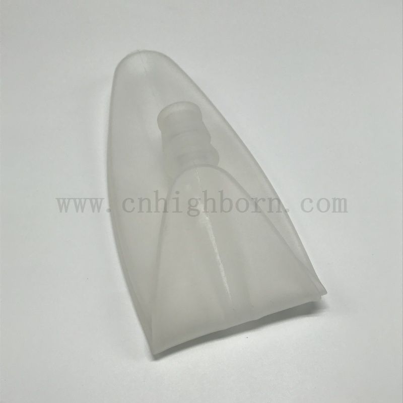 Zusammenklappbarer tragbarer Umgebungsschutz Geschmackloser Hochtemperaturisolierung Silikon Gummi -Beutel