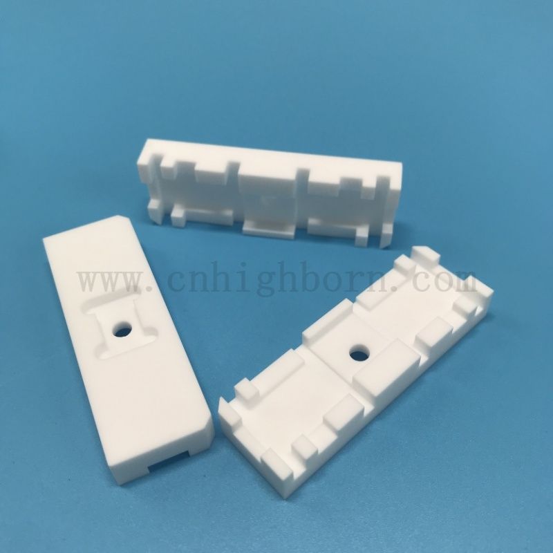 Customized Macor Ceramic Teil Easy Messable White Glass Ceramic Isolation Block