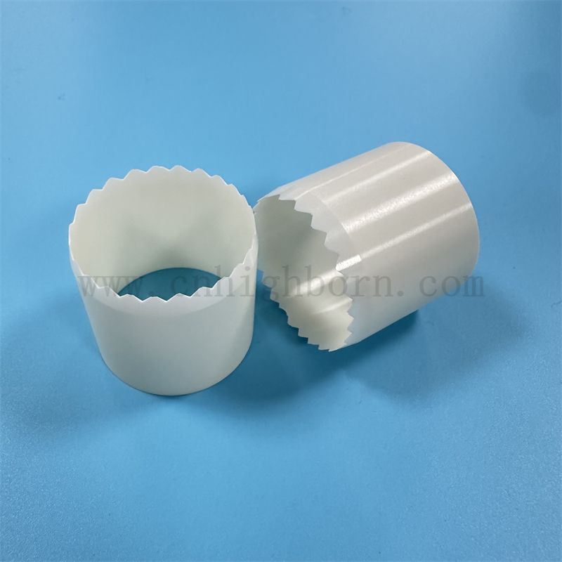 Oberflächenpolierzirkonia mit großem Durchmesser Isolator ZRO2 Keramik unregelmäßiges Rohr