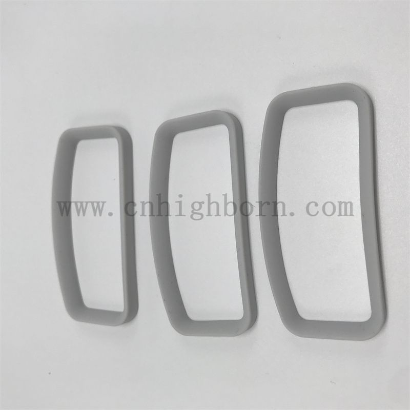 Nahrungsmittelqualität Weiche Silikongummi -Dichtungen grau gefärbte hochtemperaturfeste Silikonring