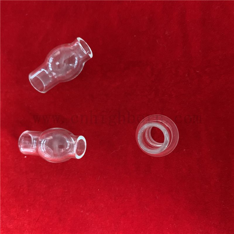  Wärmewiderstand Customisierte Form klar geschmolzene Silica Quarzrohr Labor Ware