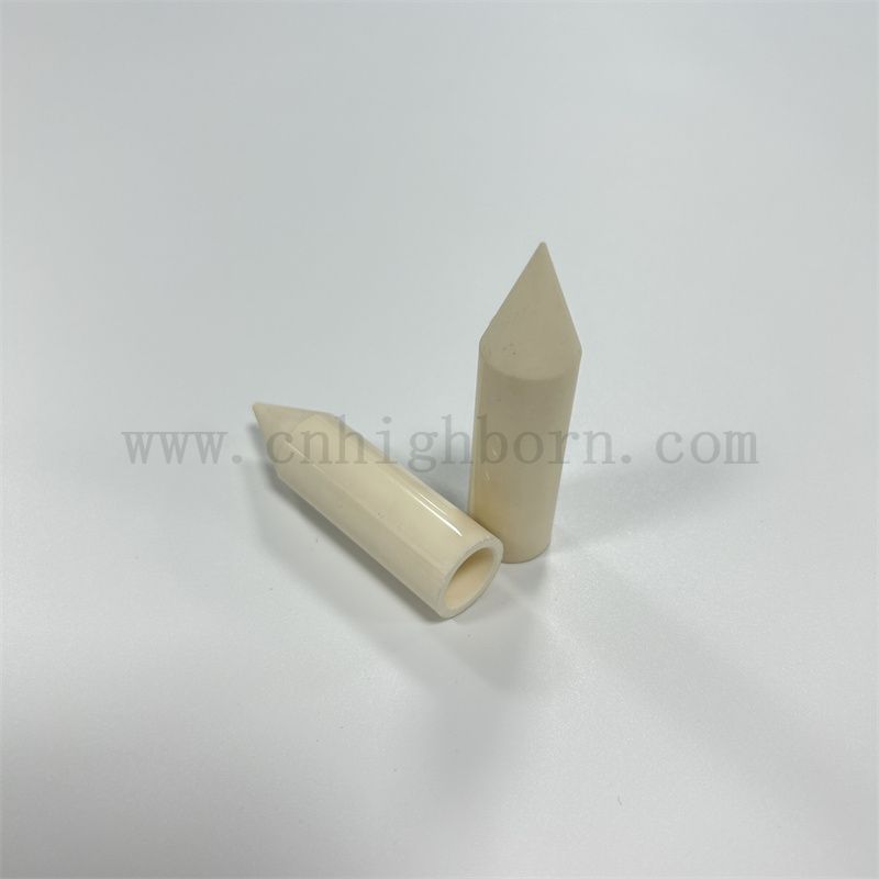 Custom Pressice Keramikrohr polierte Alumina -Keramikmaschinen Al2o3 Teile