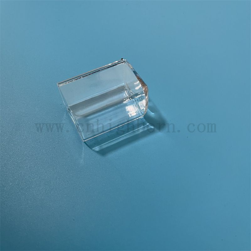 Wärmewiderstand Customisierte transparente quadratische Quarzglasröhre 