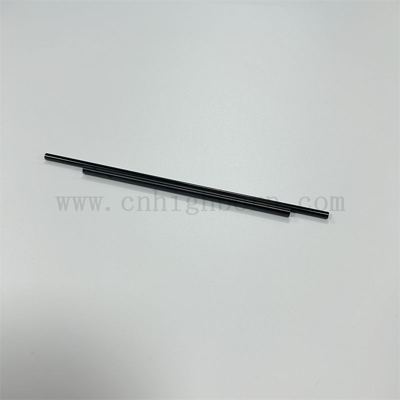 Customisierte schwarze Yatta -stabilisierte Zirkonia ZRO2 Keramik -Stangenwellenstange