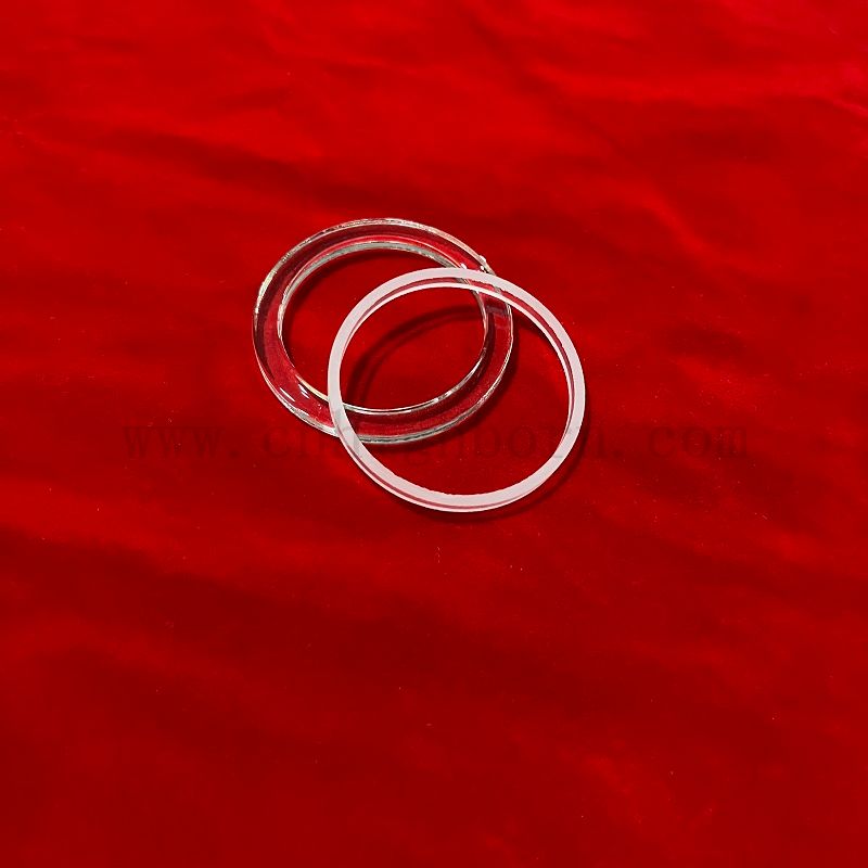 Hochwertig klare Schleifquarzflansch zur Figur -Anpassung