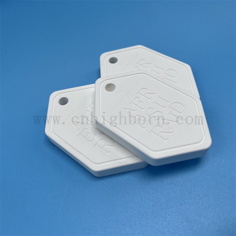 Customized Logo Hangable Gypsum Aromatherapy Tabletten Keramikplatte für den Erweiterung des Duftes 