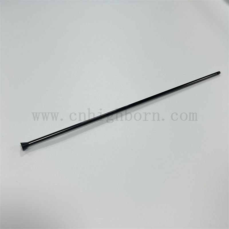 Benutzerdefinierte schwarze Zirkoniumoxidkeramikstange /Stange hohe Härte OEM -Korrosionsbeständig