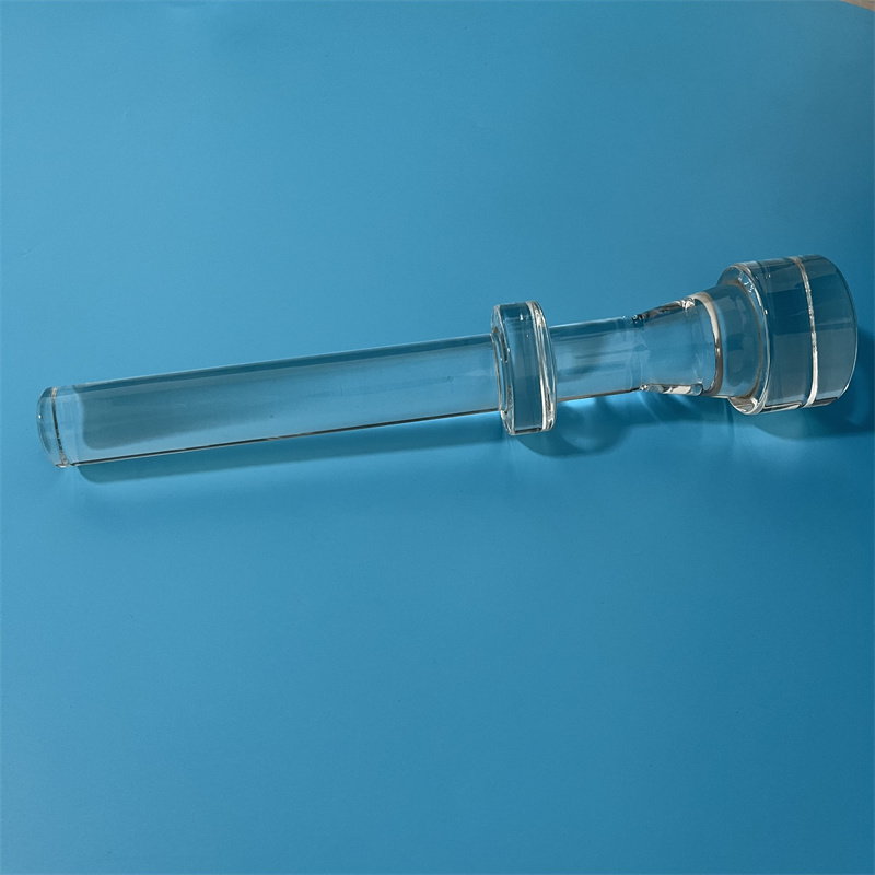 Transparente Wärmewiderstand Customized Kieselglasquarzstange 