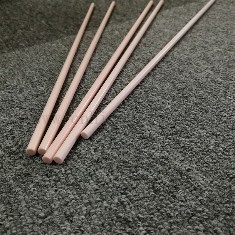 Polished Wear-Resistant 95 Alumina Ceramic Rod Pink Al2o3 Keramikbar