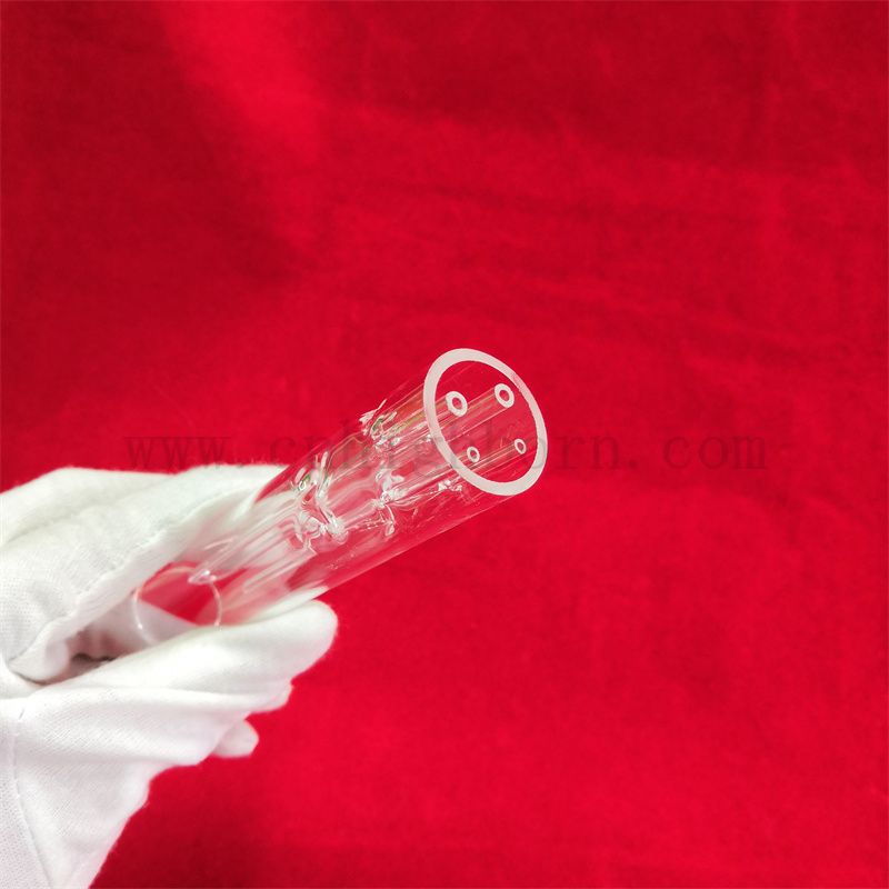 angepasste Quarzglasrohr