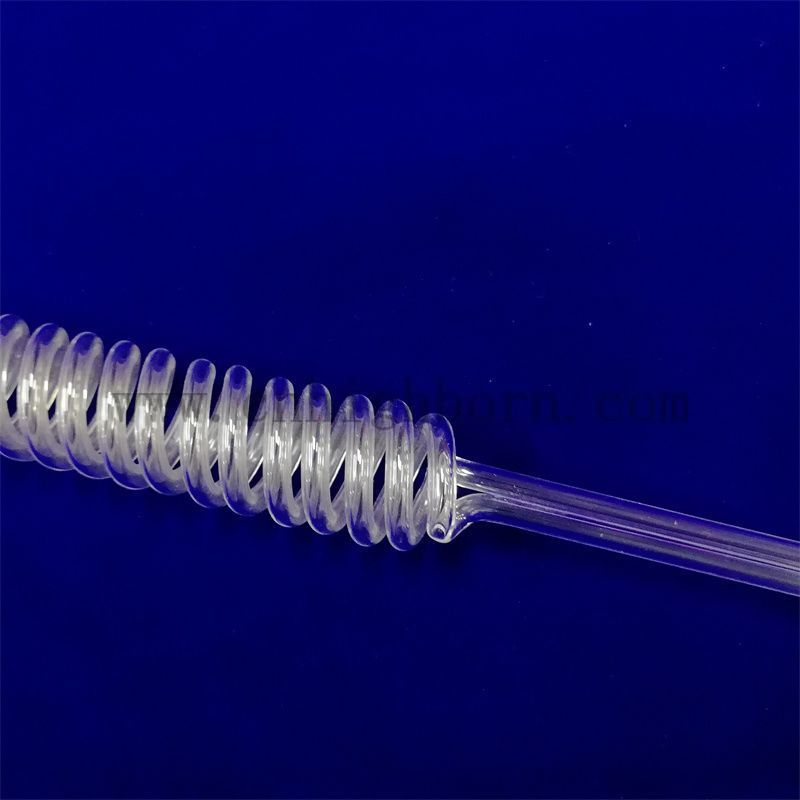 transparentes Quarzrohr