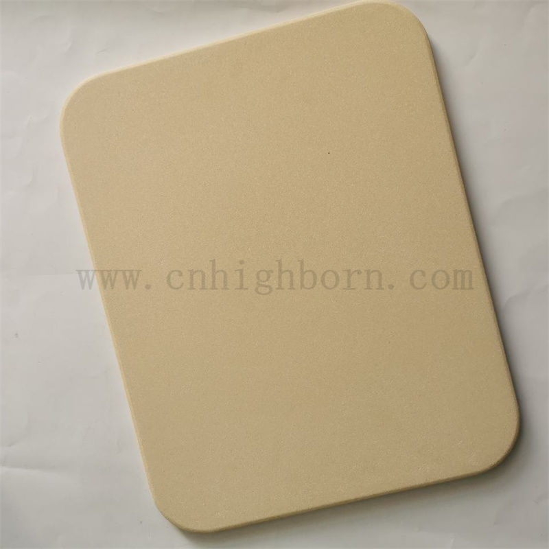 Refraktär Cordierit Ceramic Blech Pizza -Steinplatte