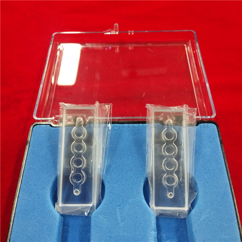 Laborspektrometer angepasst Clear Quartz Glass Cell Cuvette