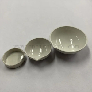 Stock 60 mm große, glasierte Porzellan-Keramik-Laborschale für flüchtige Stoffe 