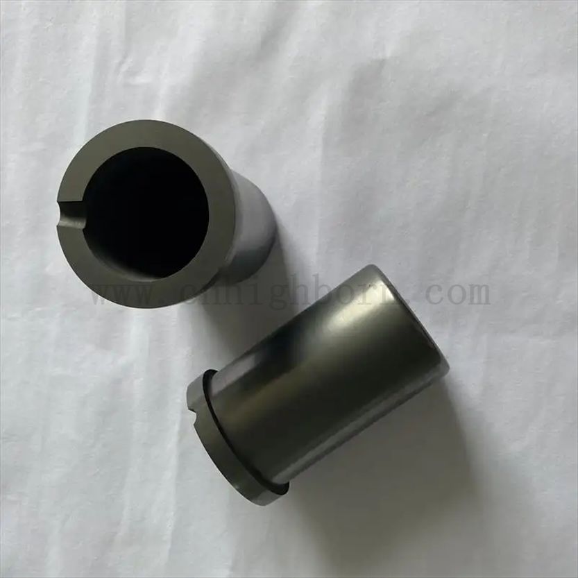 Hochtemperaturbeständiges Siliziumcarbid -Keramik -Graphit Crucible mit Quarzhülle für Induktionofen