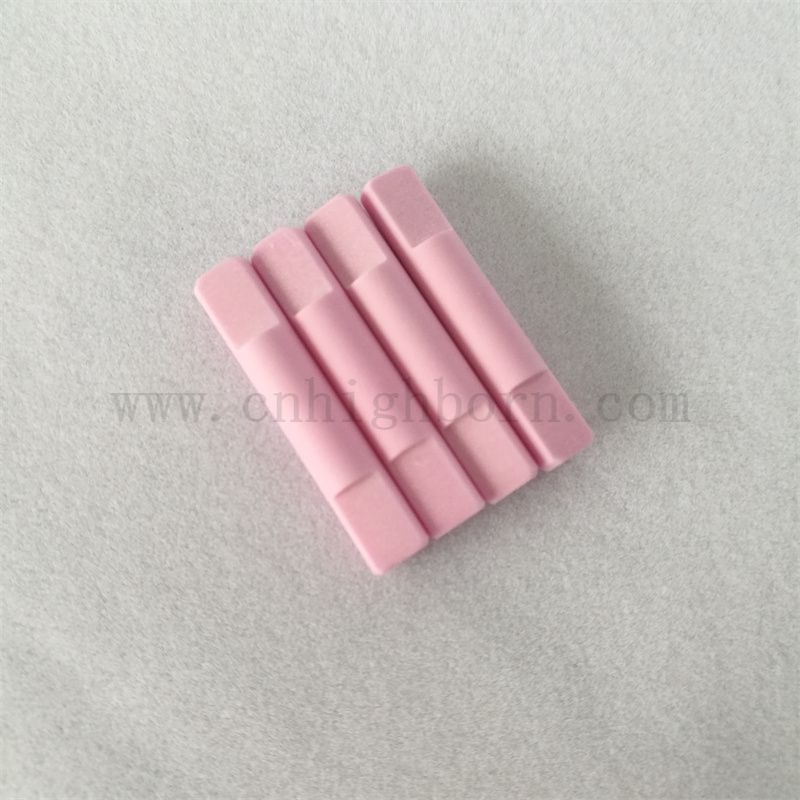 Customized Pink 95% Alumina Keramik -Stange Al2o3 Stick