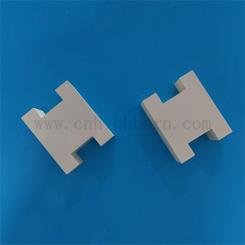 Maßgeschneiderte hitzgepresste hexagonale Bornitrid -Keramik -Strukturteile Bn Keramikschale für Vakuumofen