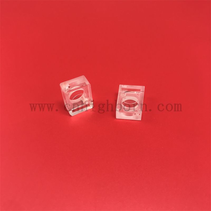 Laborforschung Quarzinstrumente Halbmikrofluorometer UV Quarzglas Cuvette