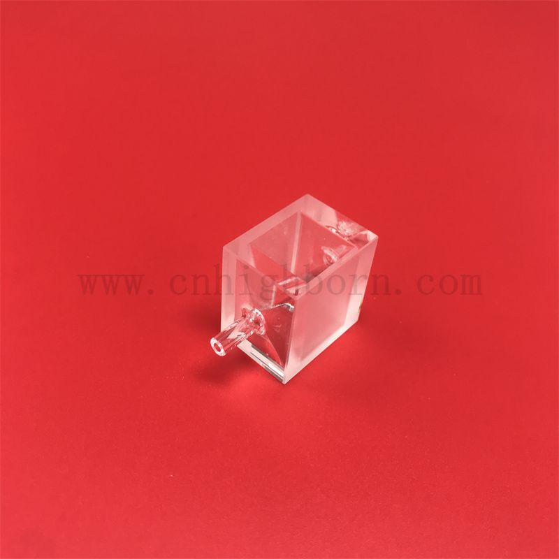 Laborforschungsquarz Instrumente Quarz fluoreszierende Glaskuvetten