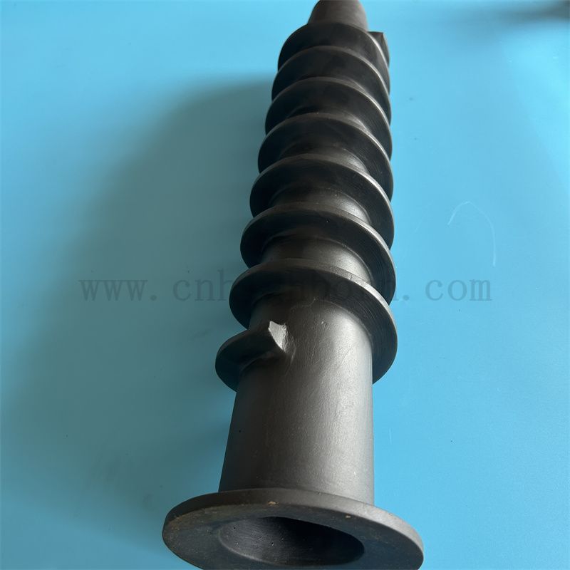 Korrosionswiderstand RBSIC Keramikgefläbeltrohr Sisic Siliciumkarbidrohr