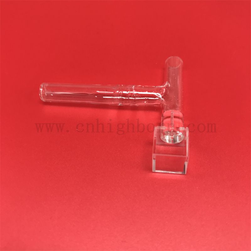 Hohe Getriebe eindeutig maßgeschneiderte Kieselglasströmungszelle Quarzkuvette