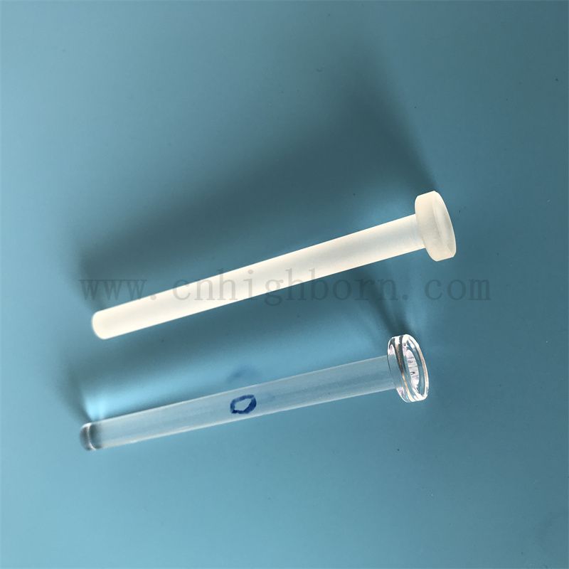 Customized Wärmefestigkeit klarer Hersteller Quarzstange Silica Glassrute