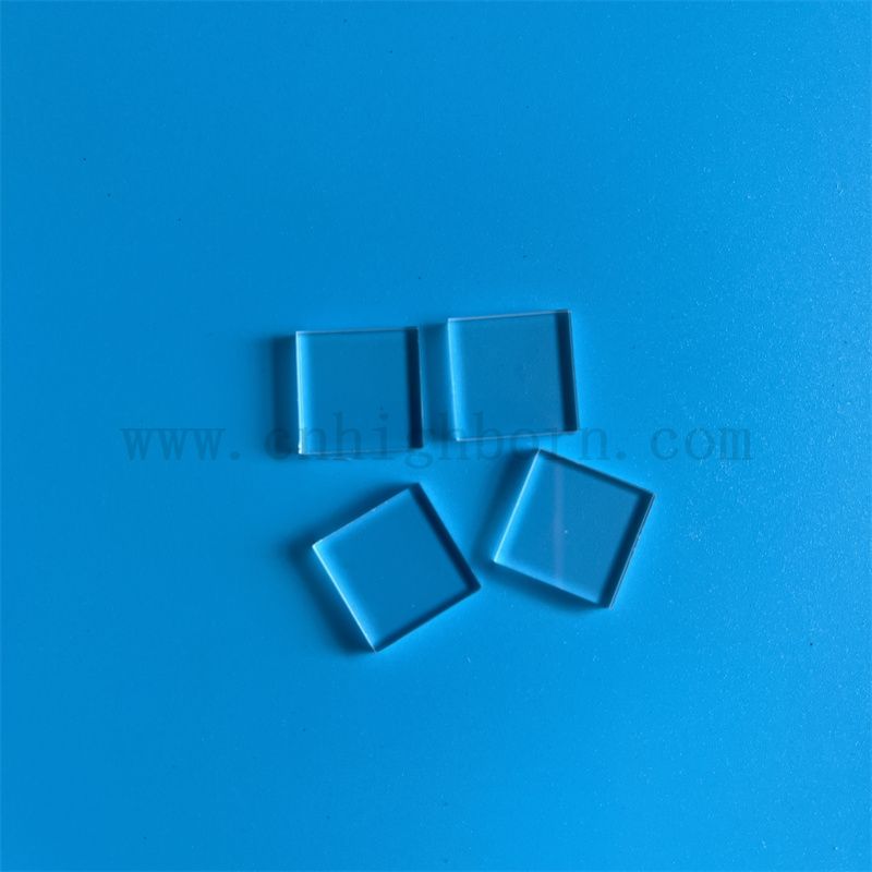Transparente maßgeschneiderte quadratische Hochreinheit Silica Glasplatte