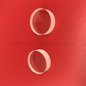 Maßgeschneiderte runde transparente 10 mm dicke Saphirglaslinse