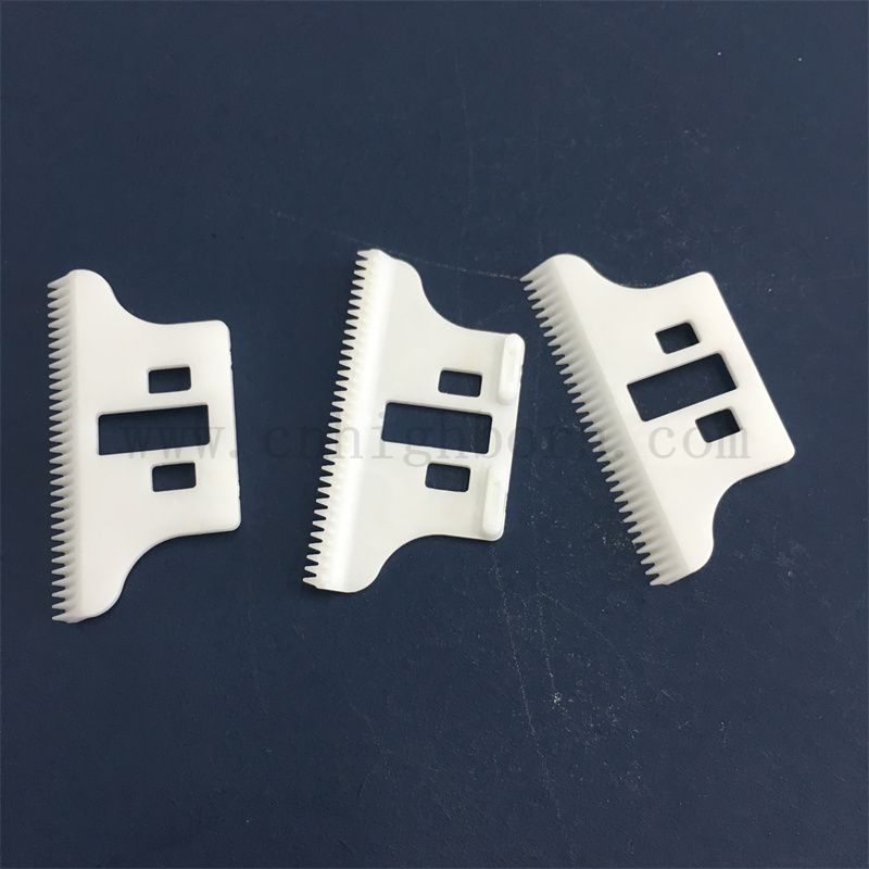 Verschleißfestigkeit Zirkonia Keramikklinge ZRO2 -Teil für den Gebrauch des Haarschnitts