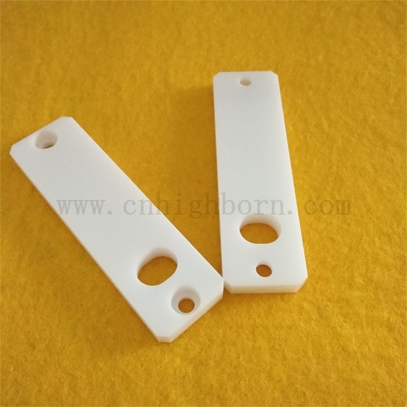 CNC -Bearbeitung poliertes Verschleißfestes Zirkonia Keramikstreifen ZRO2 Teil