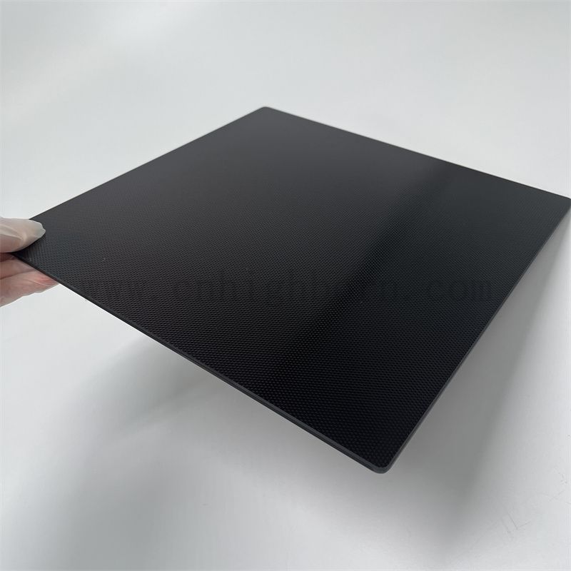 Hochtemperaturwiderstand quadratischer schwarzer mikrokristalliner Heizungskeramikglasplatte