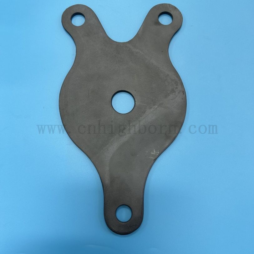 Verschleiß- und temperaturschockbeständige SiC-Siliziumkarbid-Keramik-Fisch-Ofenmöbel-Setterplatte für das Brennen von Keramikplatten/-schalen