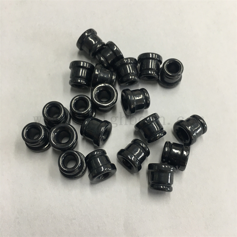 Wear Resistenz schwarzer Titanoxid Keramik Öten Textilkeramik Drahtgarnführer