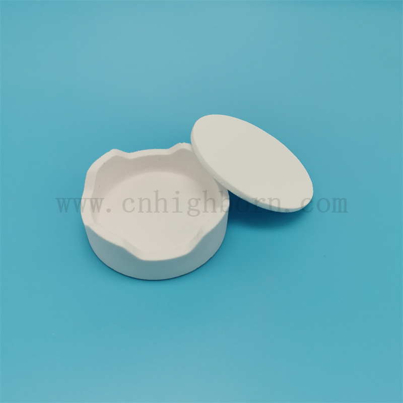 Mullite Sagger Ceramic Crucible Dental Sintering Tablett für Zirkonia Zahnlabor