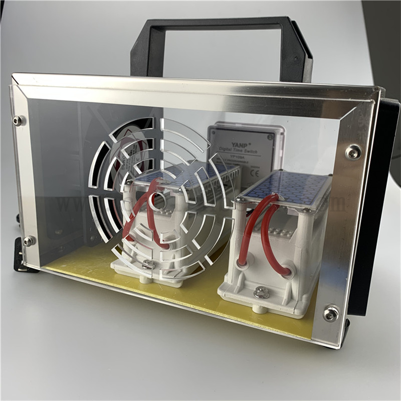  O3 -Ozon -Generatormaschine Ozonluftreiniger mit Acryl elektronischer Timer