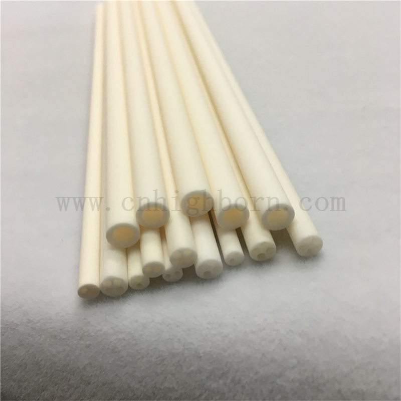 Customized Isolierung Alumina Keramikrohr 99 AL2O3 Perforiertes Rohr