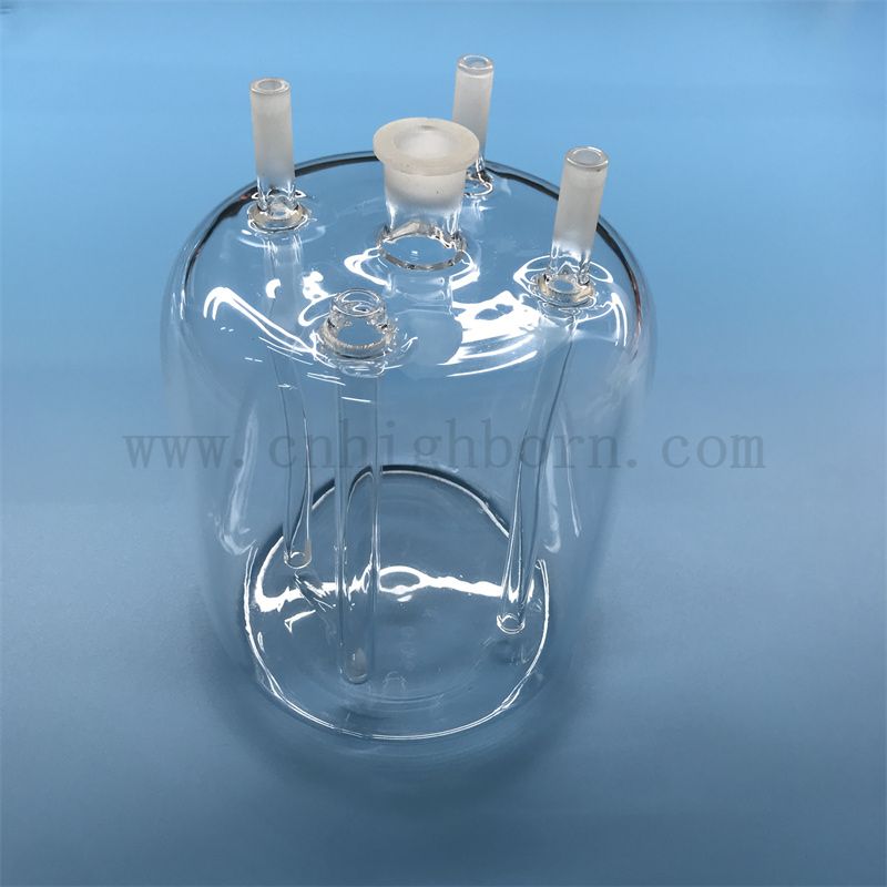 Hochtemperaturwiderstand transparenter maßgeschneiderter Quarzglasreaktor