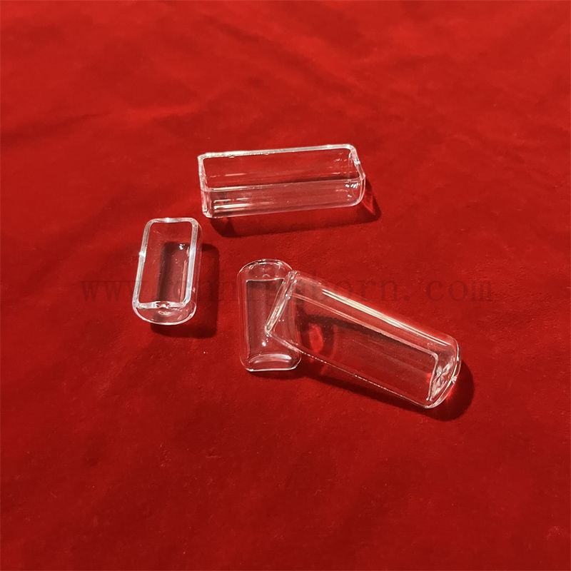 Hochübertragungspezifische transparente Sonnenenergieverschmutzung Silica Quarzglasboot