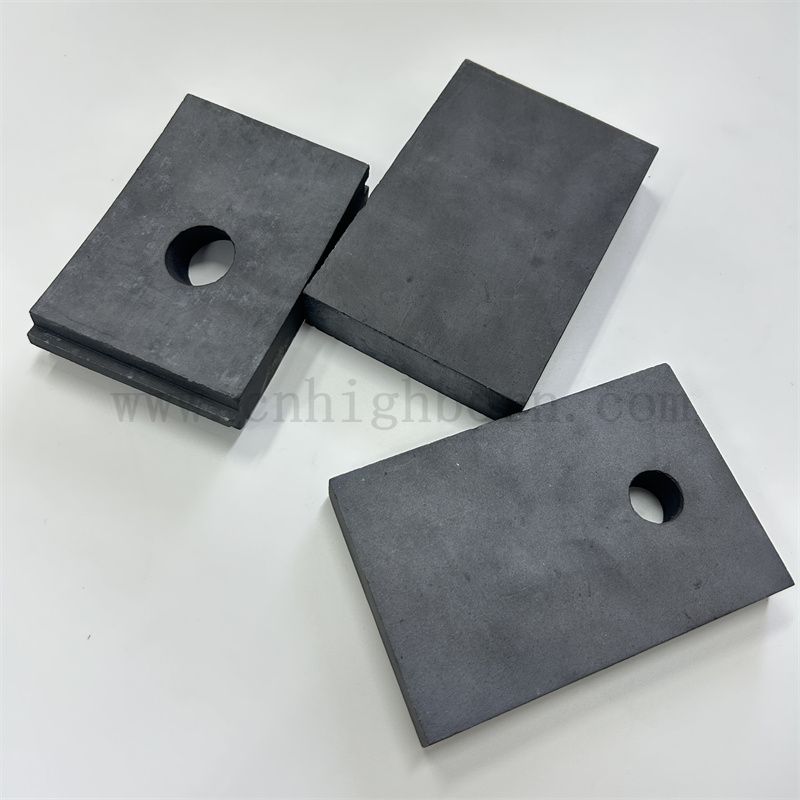 Isolator Schwarzes Siliziumkohlenhydratvolk mit Lochverschleißfest sic Keramikblatt