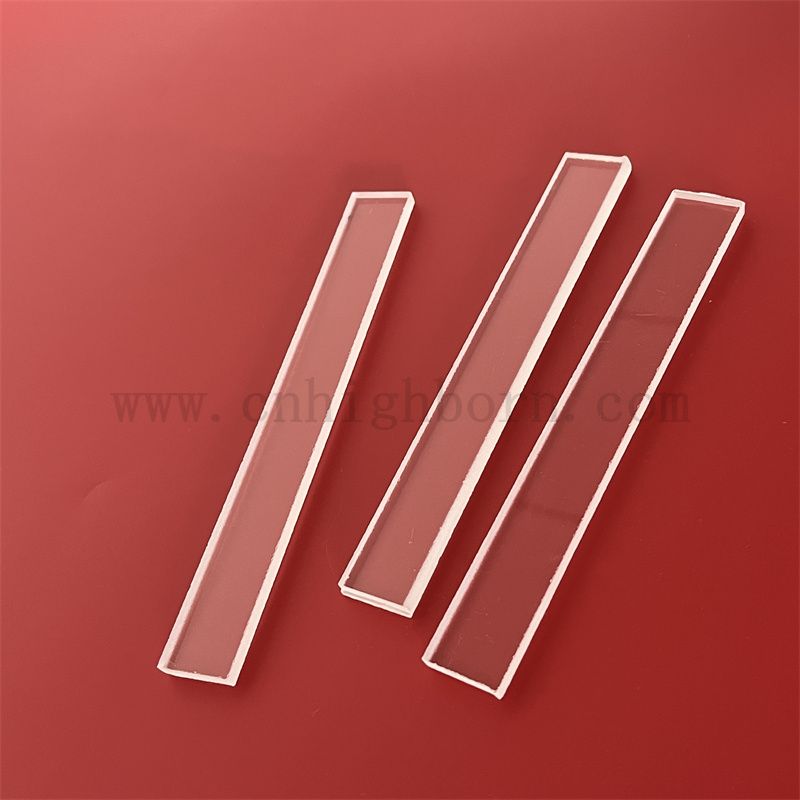 Chemie Korrosionsbeständigkeit Rechteck transparent Quarzglasblech