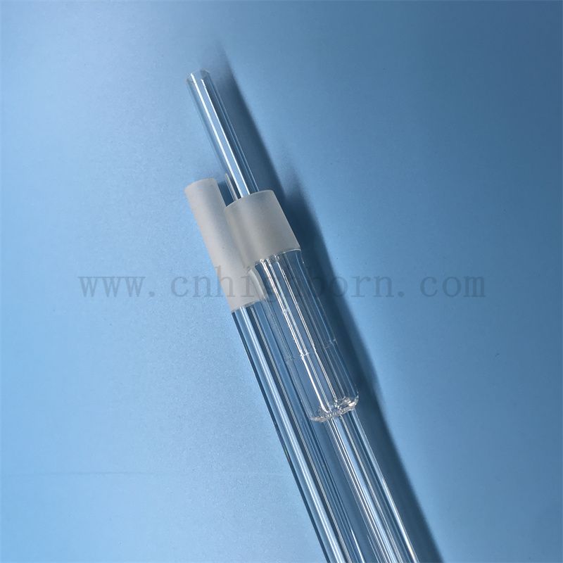 Customisierte Form klares hitzebeständiges fusioniertes Kieselglasquarzrohr