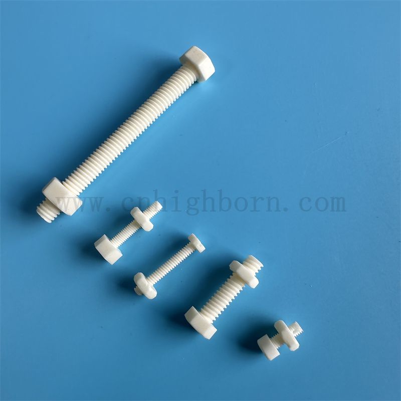 Textilkeramikschraube in Spulenmaschinen und Webmaschinen Alumina Keramikteil