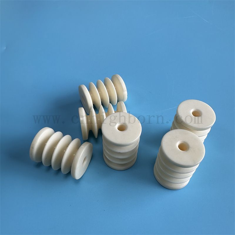 Textilmaschinenzubehör tragen resistente Alumina -Textilkeramikführung Roller Wickelgerät