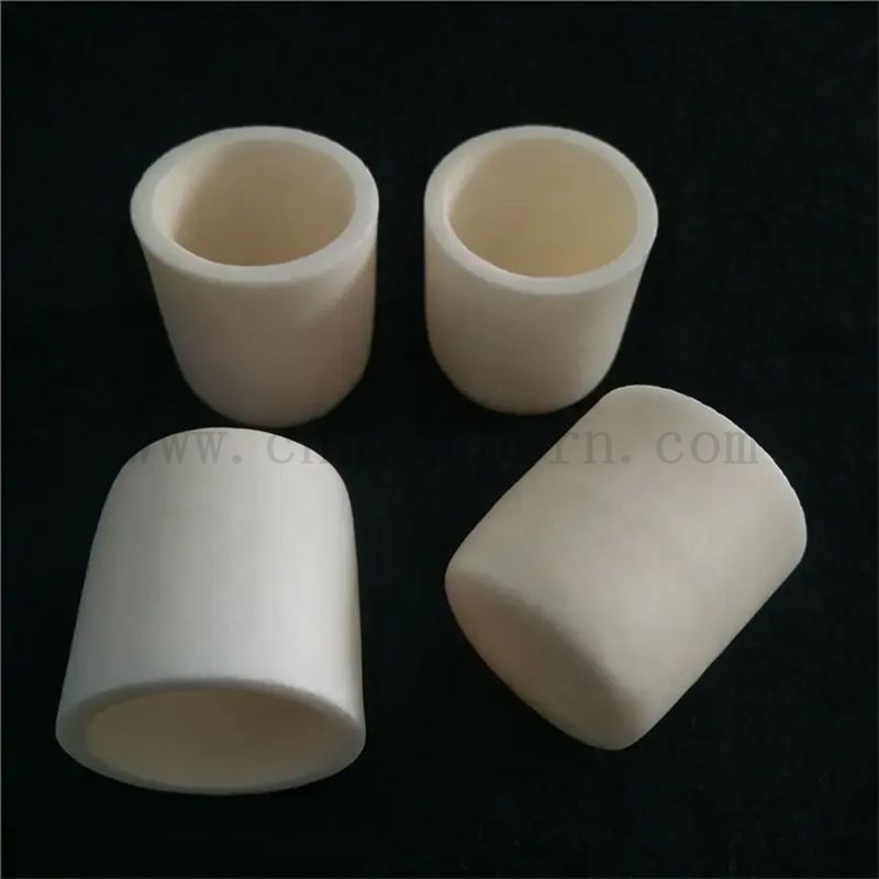 99% 95% AL2O3 Keramikheizung Aluminiumoxid Keramik kleiner Schmelztiegel mit flachem Boden