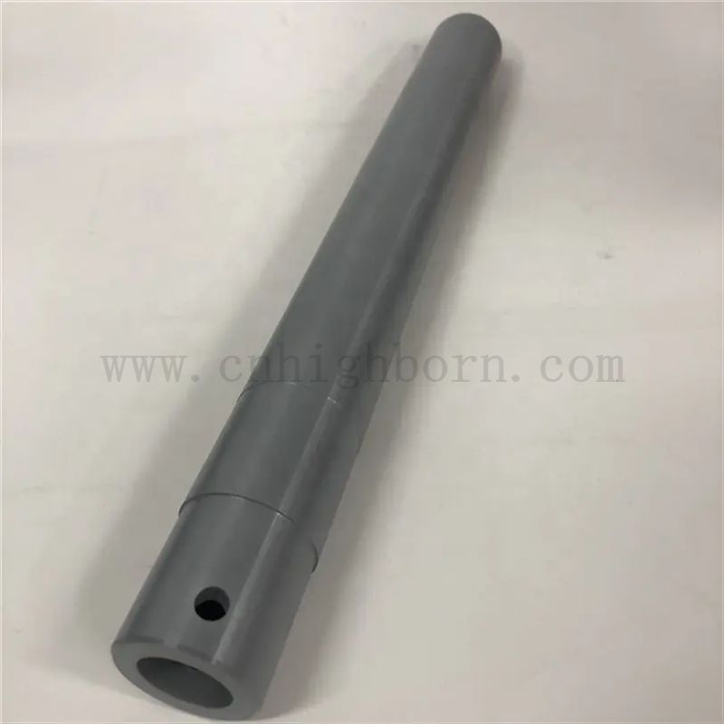 Korrosionsbeständige Siliziumnitrid-Stopper-Rohr SI3N4 Keramikhebe- und Blockierrohr für das Gießen mit niedrigem Druck