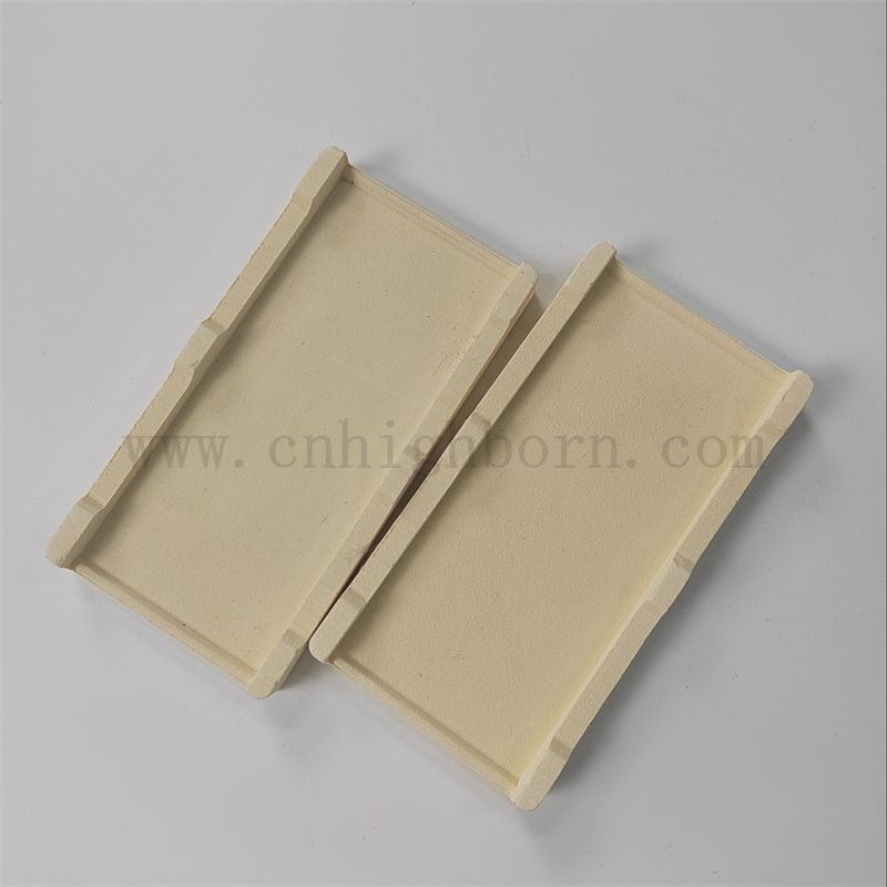 Refraktär rechteckig Zirkonia Keramik Saggar ZRO2 Keramik Tiegel zum Goldschmelzen