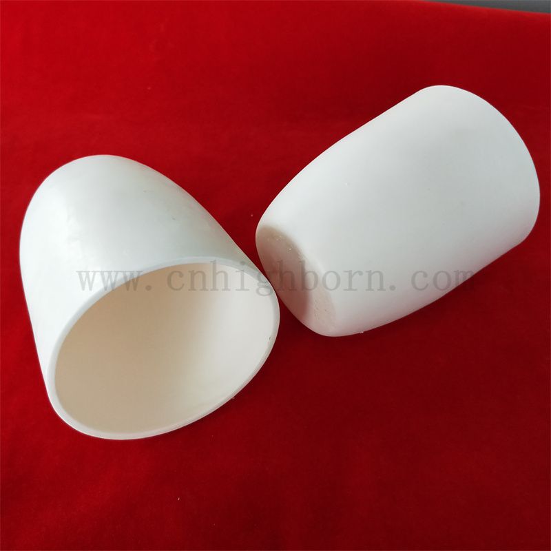 Hochtemperaturresistent 99% AL2O3 Aluminiumoxid Arc Keramik Schmelzstahntiegel für das Labor