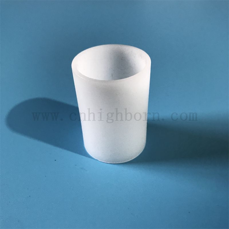 Maßgeschneiderte Größe Hitzebeständiges undurchsichtiges, geschmeidiges Silica Quarzglasrohr 